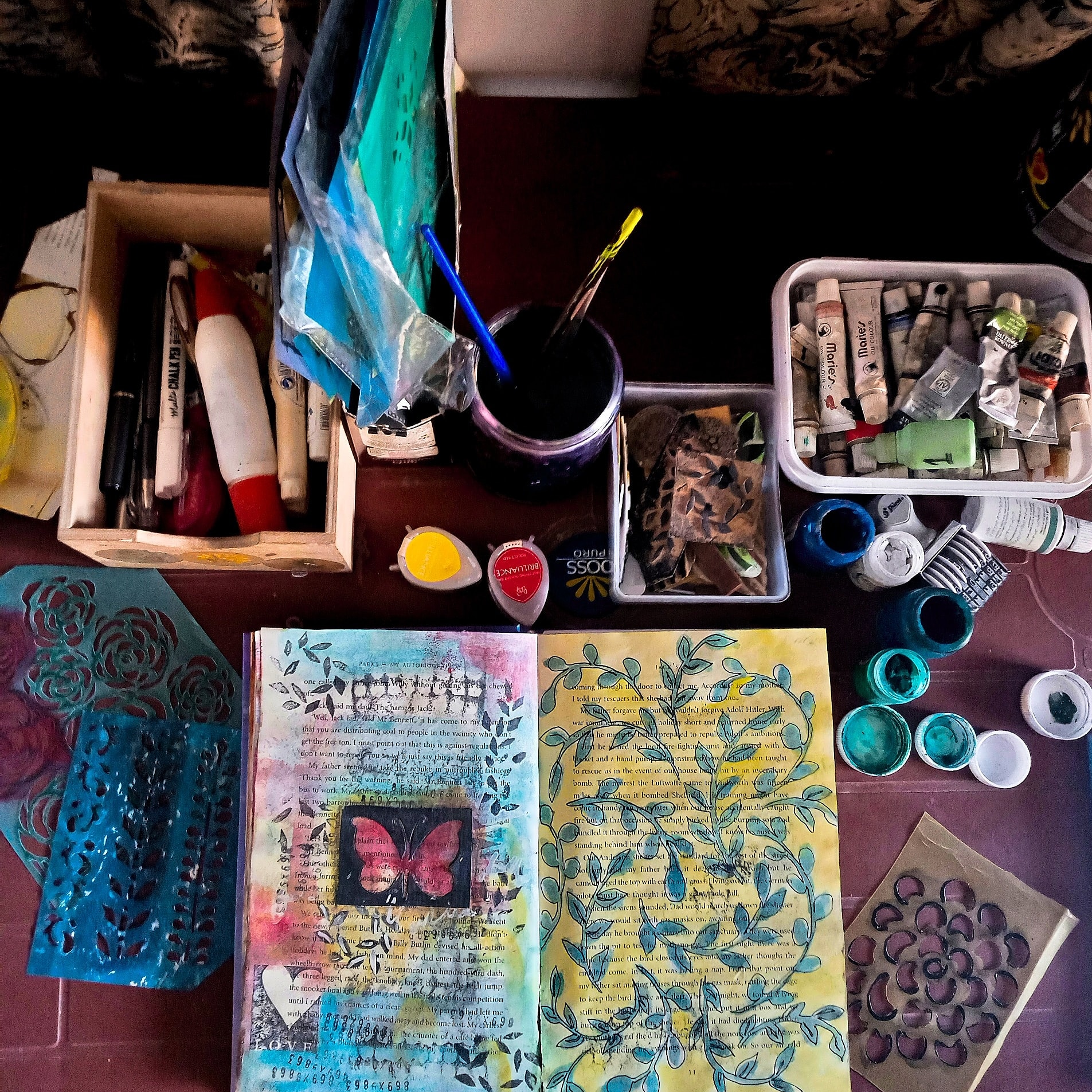 Art Journaling For Anxiety Relief